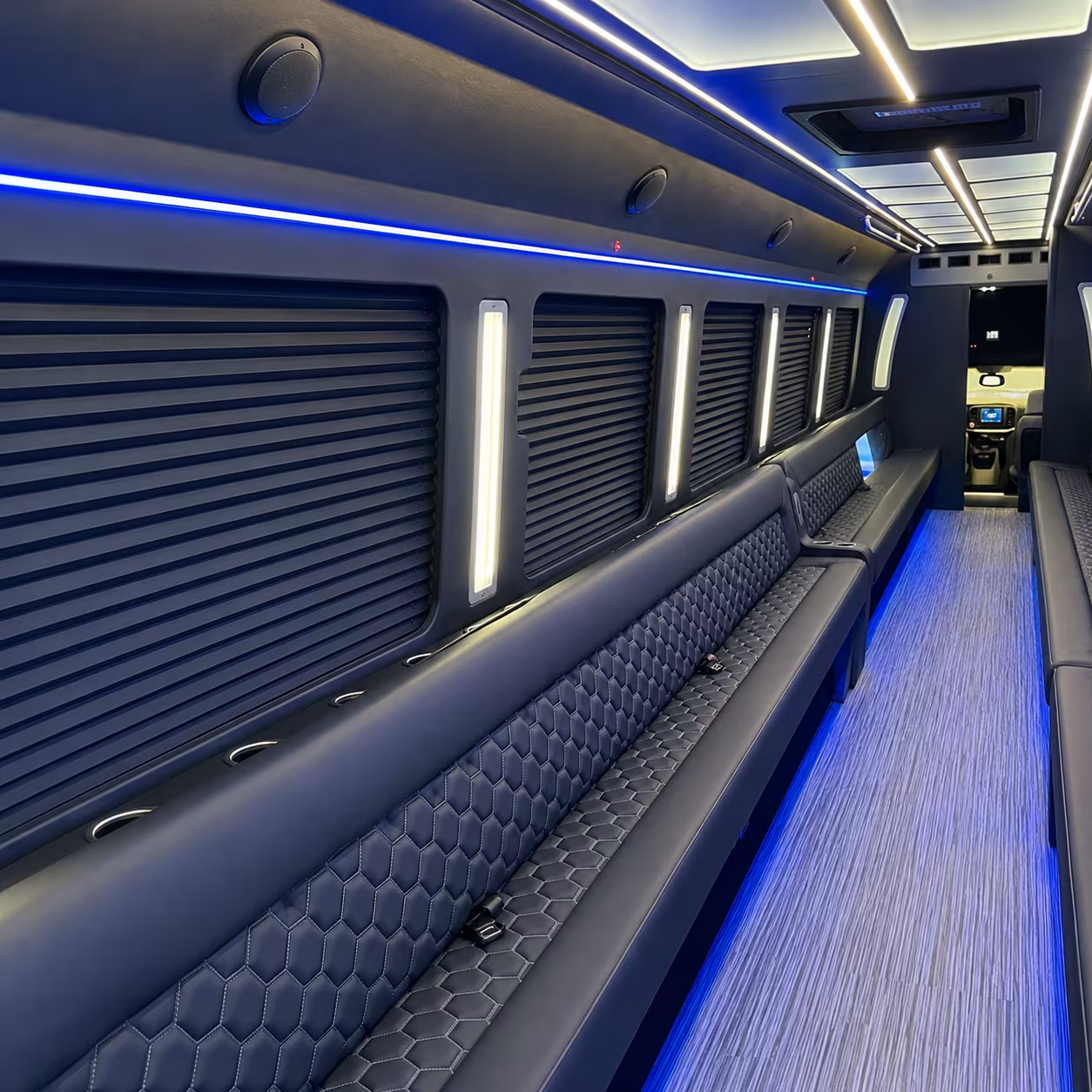 Laredo Bachelor & Bachelorette Transportation party bus exterior