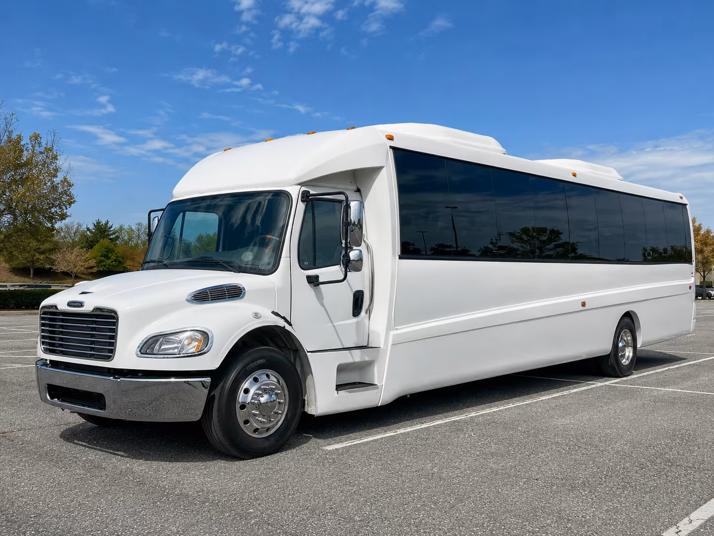 Laredo Birthday, Sweet 16, & Quinceañera Transportation party bus exterior