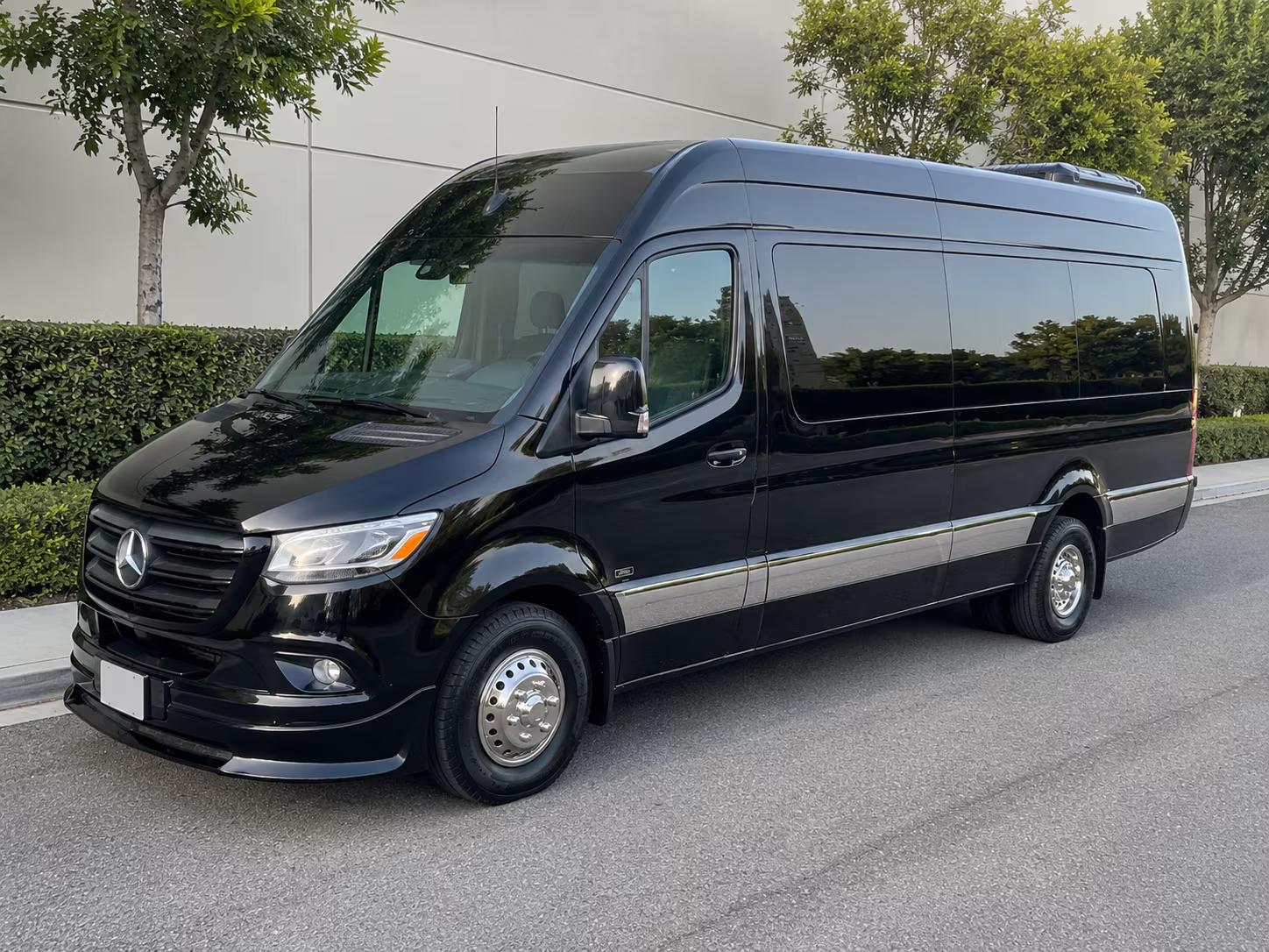 Laredo Corporate Transportation party bus exterior