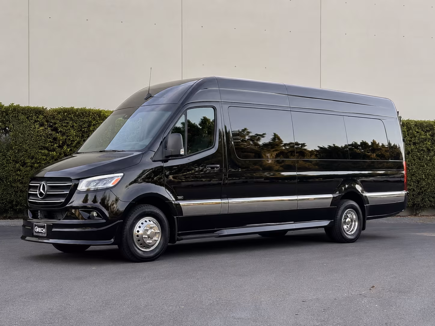 Laredo Corporate Transportation party bus exterior