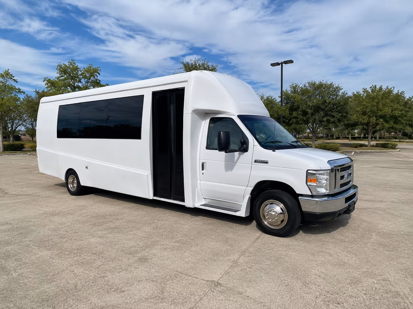 Laredo Private Event Transportation party bus exterior