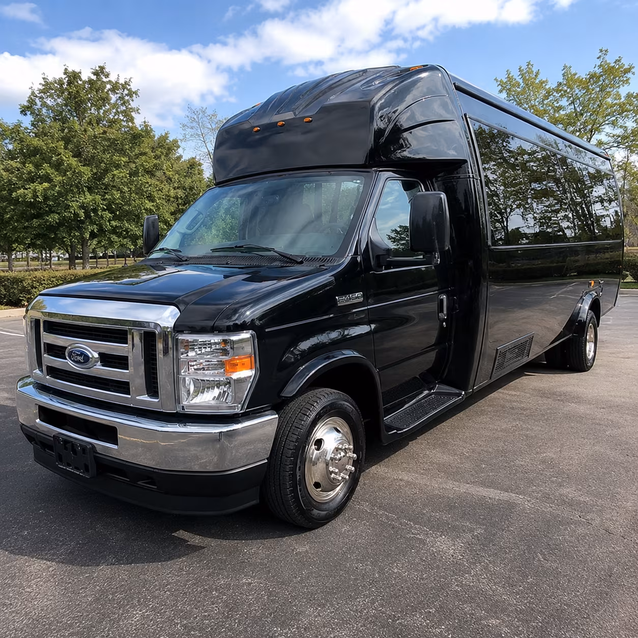 Laredo Private Event Transportation party bus interior