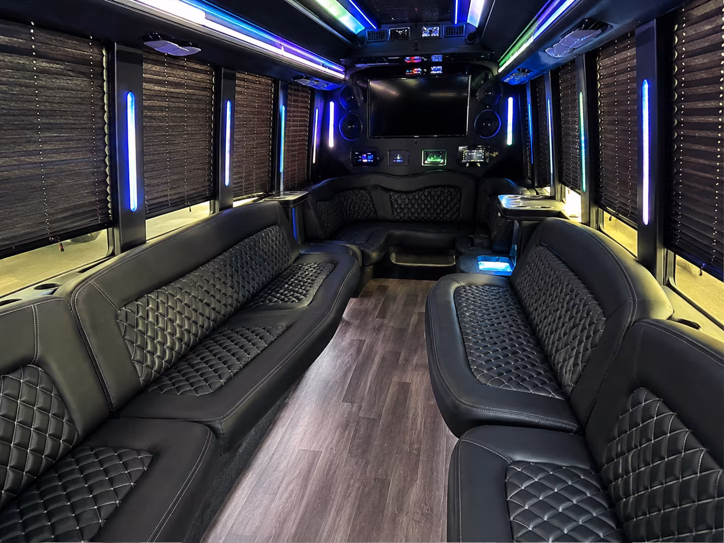 Laredo Prom & Homecoming Transportation party bus exterior