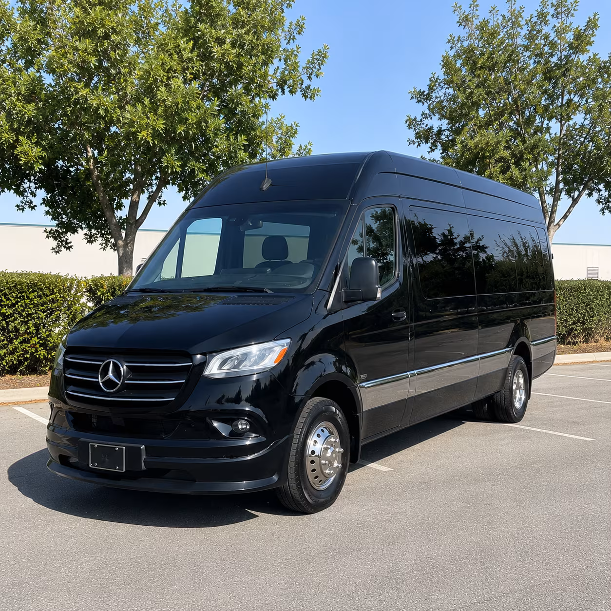 Laredo School Event Transportation party bus exterior