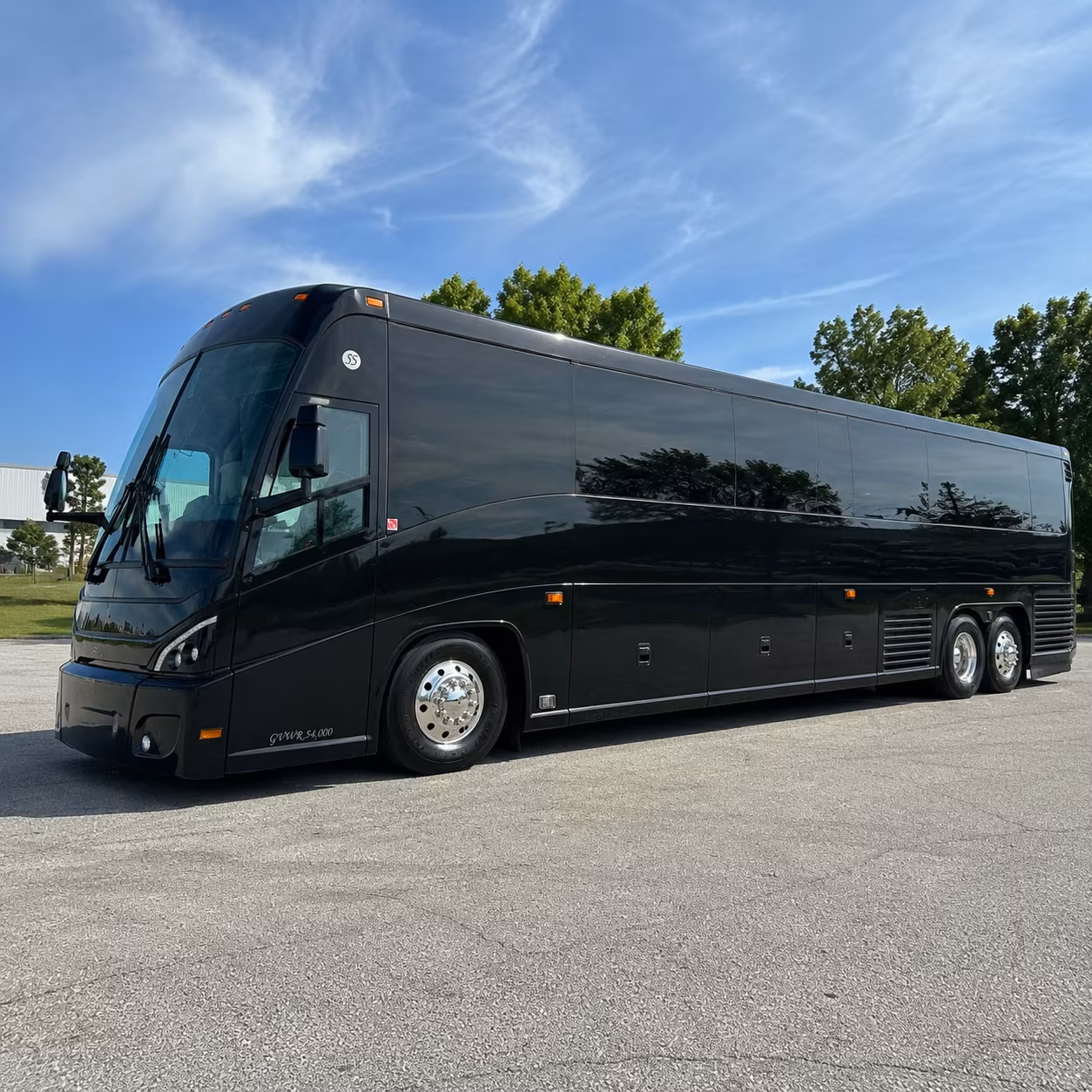 Laredo School Event Transportation party bus exterior