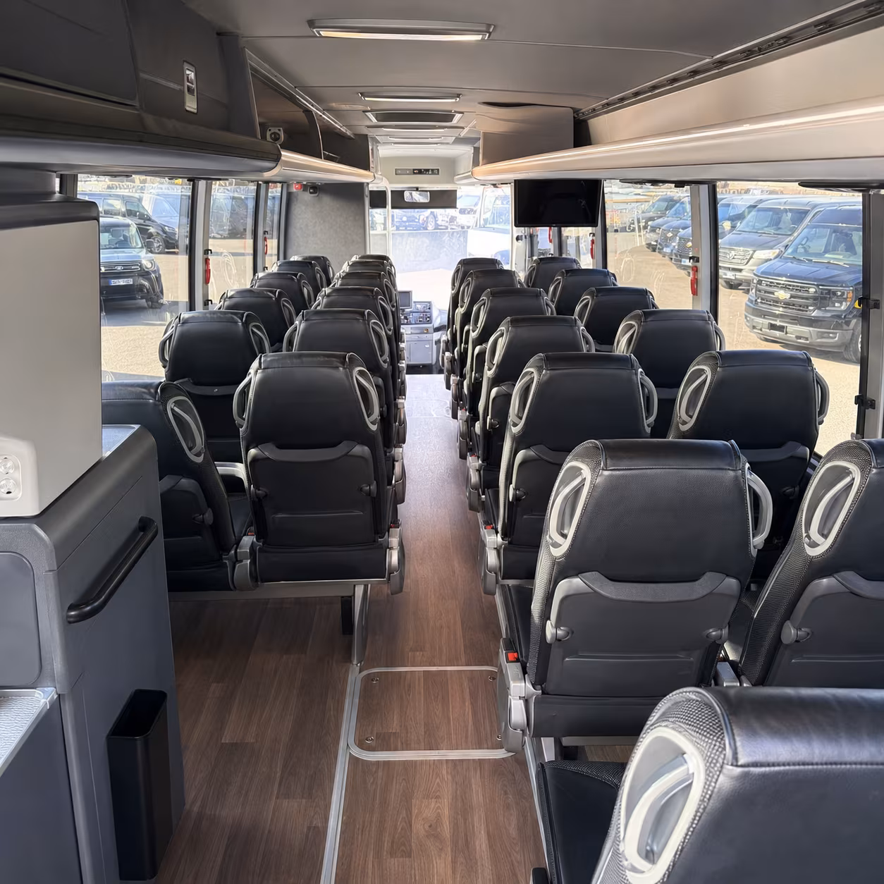 Laredo School Event Transportation onboard seating