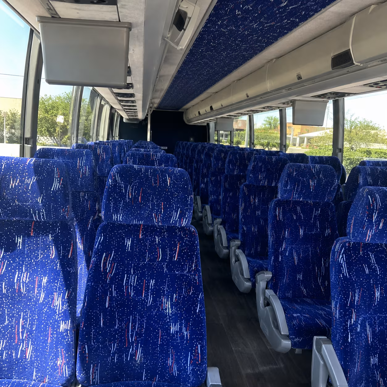 Laredo School Event Transportation party bus exterior