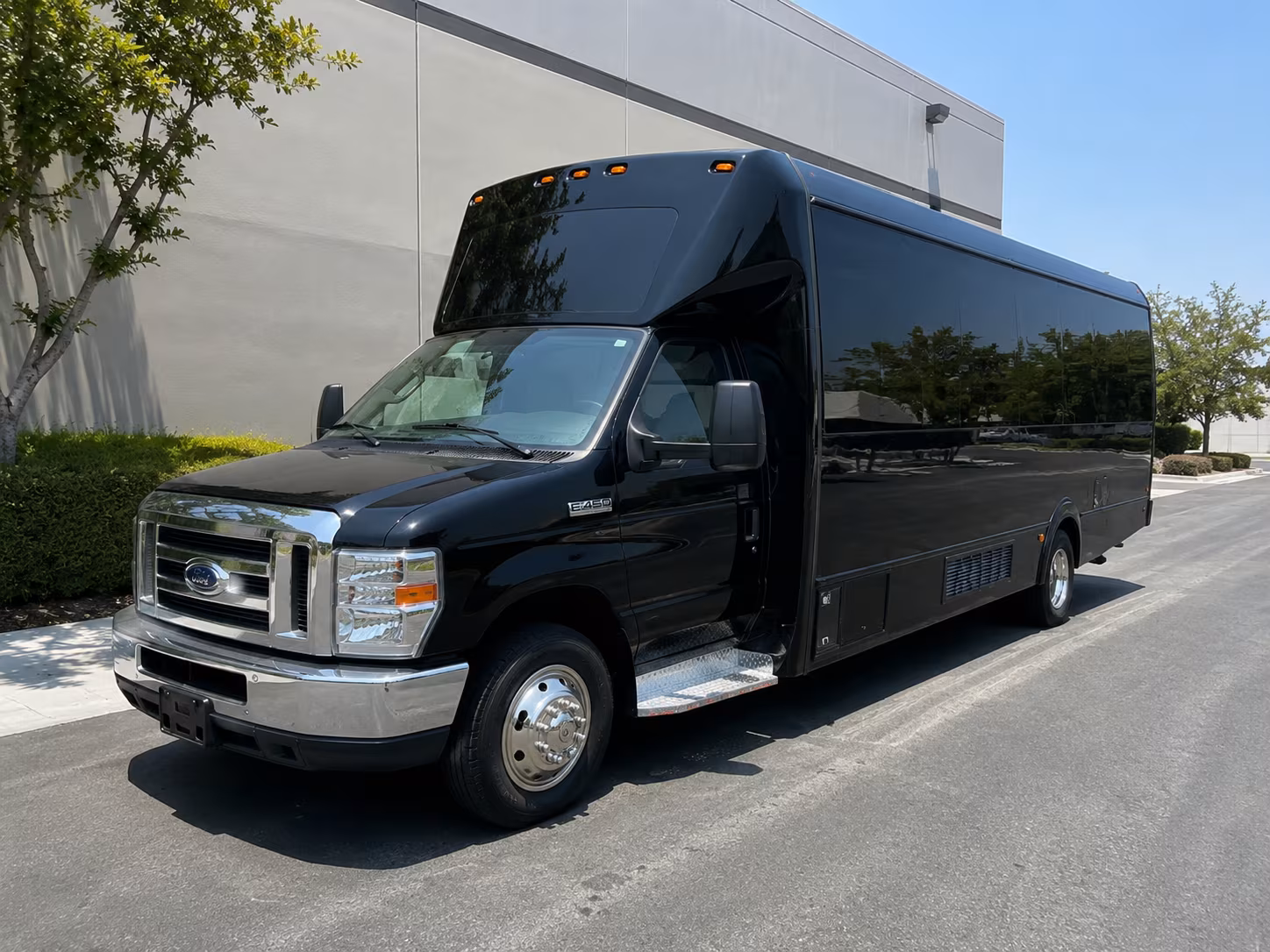 Laredo Wedding Transportation party bus exterior